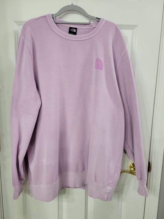 The North Face Tops - The North Face Lavender Crewneck Sweatshirt